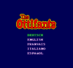 The Ottifants Title Screen